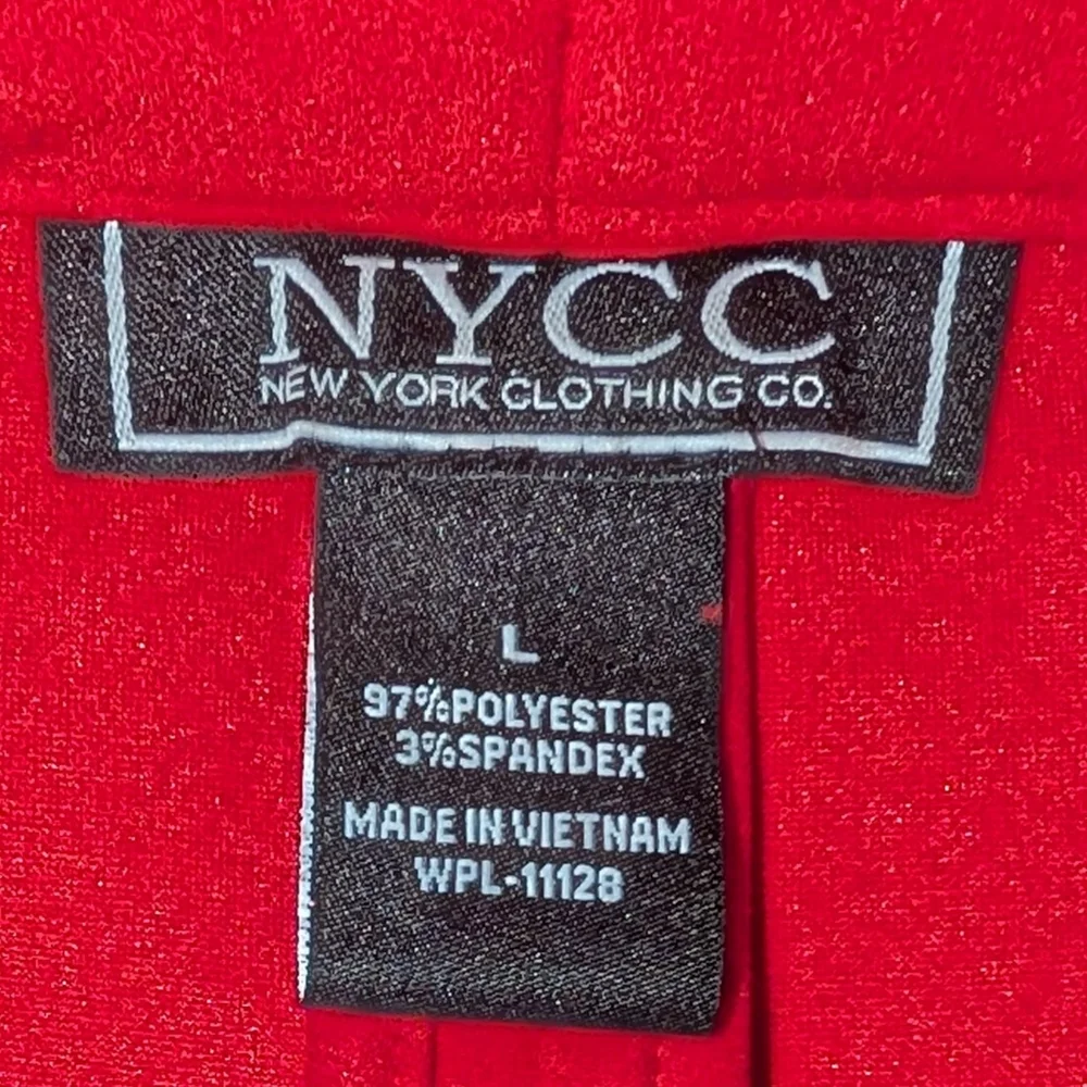 NYCC Red Women's Blazer- Lg NWOT - Picture 2 of 8